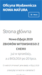 Mobile Screenshot of nowamatura.edu.pl